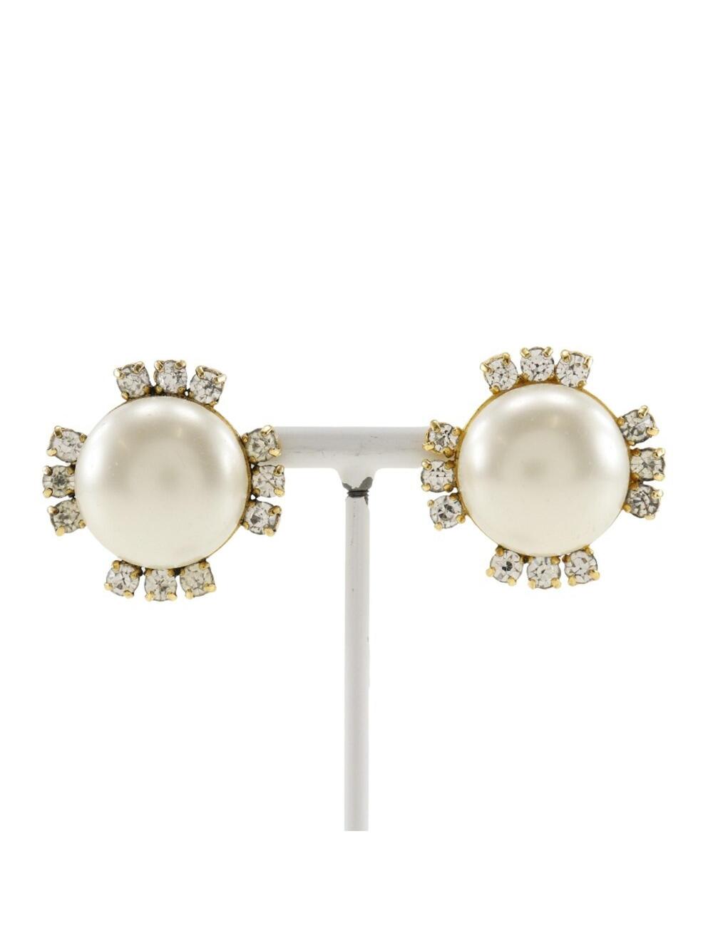 Chanel Clip-On Earrings Pearl #228784C72B